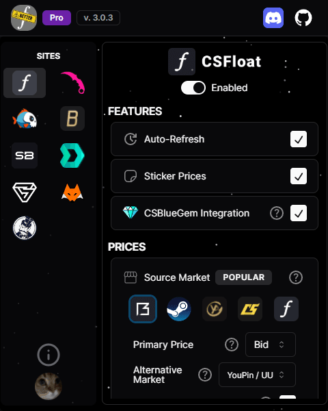 BetterFloat Popup